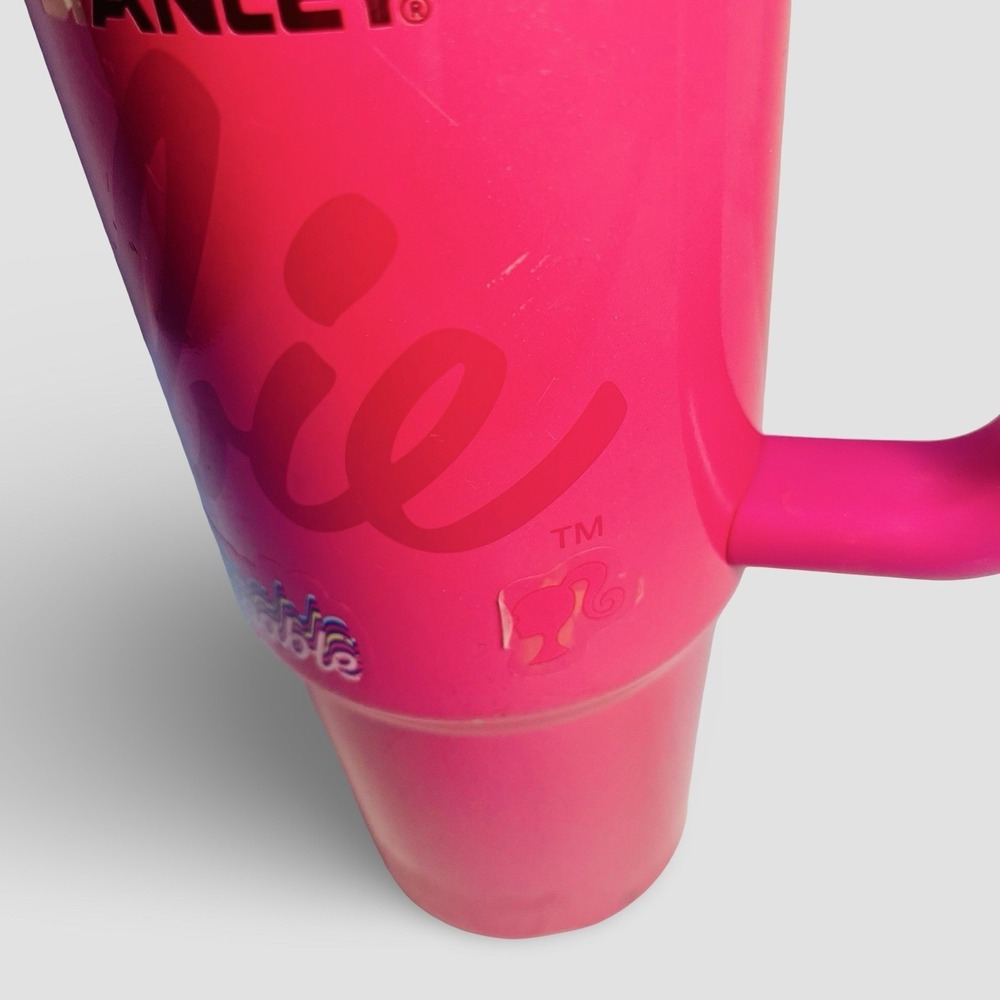 Two Stanley 30 oz. Quencher Insulated Tumbler Barbie And Mint Green Lot - Picture 5 of 7